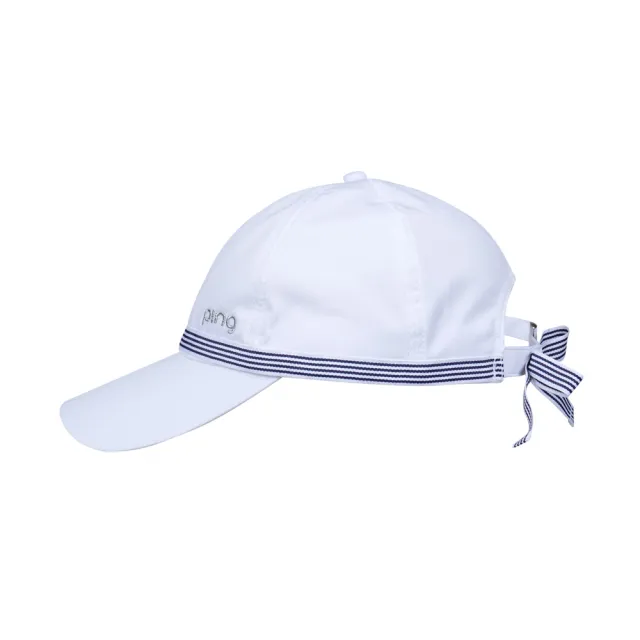 【PING】女款綁帶造型高爾夫球帽-白(GOLF/高爾夫配件/RQ23102-87)