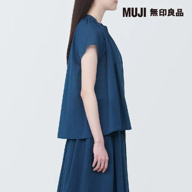 【MUJI 無印良品】女強撚法式袖套衫(共4色)