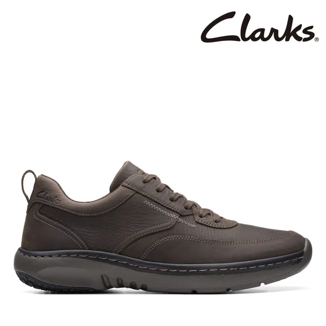 【Clarks】男鞋 Clarks Pro Lace  優質皮感柔軟透氣休閒鞋(CLM75191C)