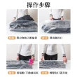 【SW】5件組可掛式真空收納袋(衣服收納壓縮袋 防塵收納袋)