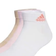 【adidas 愛迪達】基本款短襪 三雙 T SPW ANK 3P 女 - IK0546