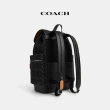 【COACH蔻馳官方直營】SPRINT經典Logo丹寧布雙肩包-SV/黑色(CO933)