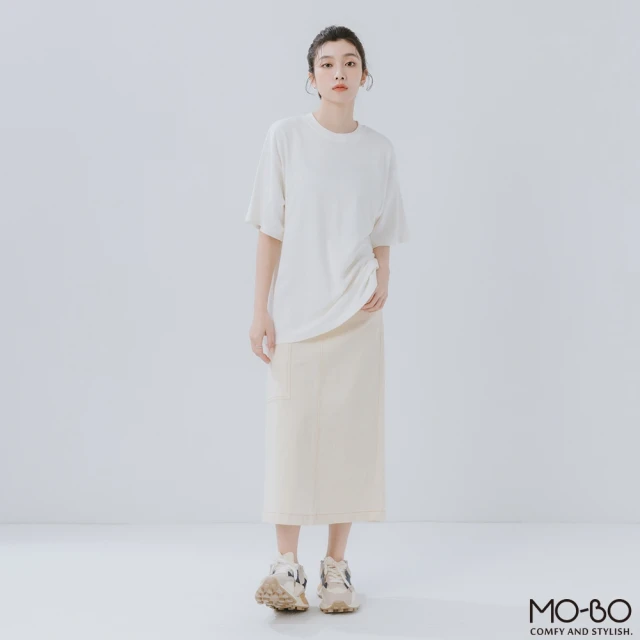 MO-BO MIT涼感棉質寬版TEE