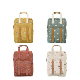 【FRESK】荷蘭品牌北歐設計超輕量小後背包 耐磨防潑水 回收寶特瓶製成(超輕量340g環保書包)