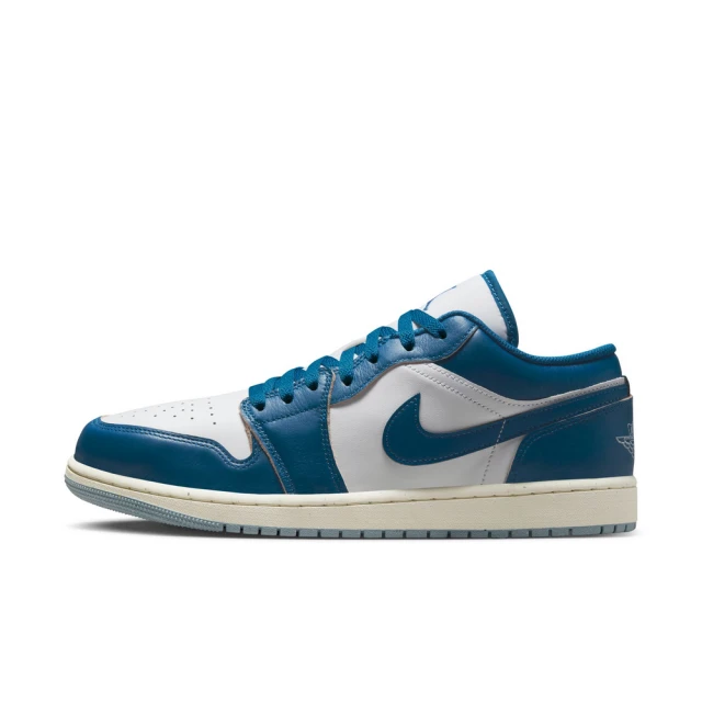 NIKE 耐吉 運動鞋 休閒鞋 AIR JORDAN 1 L NIKE 耐吉 運動鞋 休閒鞋 AIR JORDAN 1 LOW SE Industrial Blue 男鞋 白 藍 AJ1(FN5214-141)