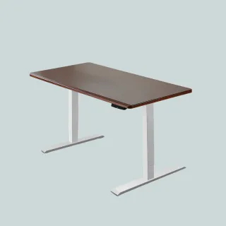 【FUNTE】Mini+ 雙柱電動升降桌/二節式 150x60cm 八色可選(辦公桌 電腦桌 工作桌)