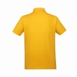 【PLAYBOY GOLF】男款橫條運動立領短袖POLO衫-黃(AA23120-35)