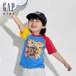 【GAP】兒童裝 Gap x 汪汪隊立大功聯名 Logo純棉印花圓領短袖T恤-藍色(510050)