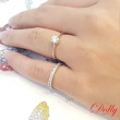 【DOLLY】0.30克拉 求婚戒18K金完美車工鑽石戒指(009)