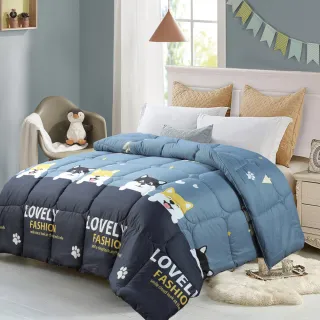 【DeKo岱珂】Roberta Colum諾貝達卡文 石墨稀羽絲絨被180*210cm 多款花色(棉被/冬被/羽絨被)