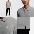 【NIKE 耐吉】襯衫 Club Polo Shirts 男款 灰 白 透氣 寬鬆 polo衫(FN3895-063)