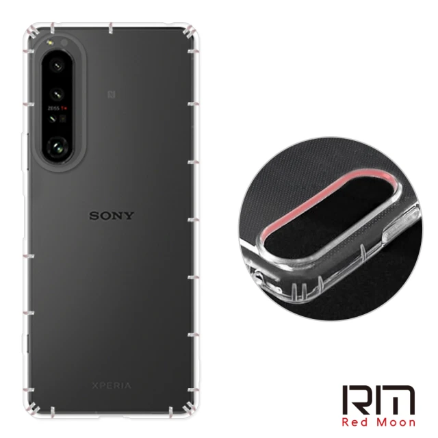 RedMoon SONY Xperia 1 VI 2024 防摔透明TPU手機軟殼 鏡頭孔增高版