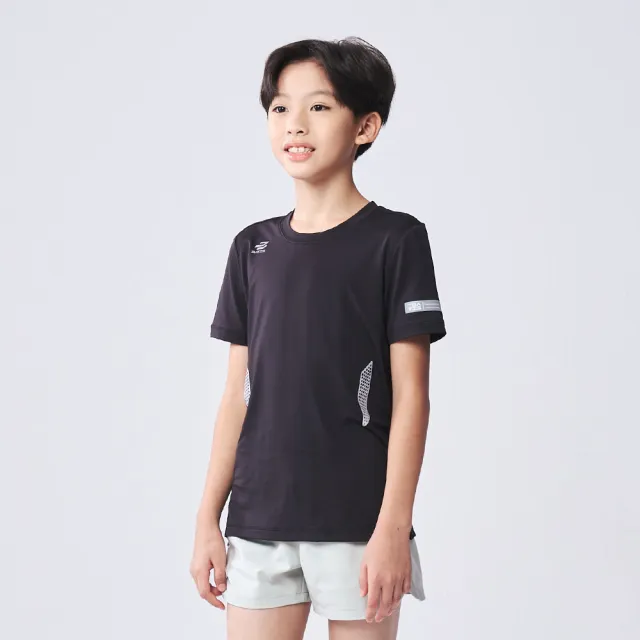 【BATIS 巴帝斯】24SS 男素色反光機能短T-男童-二色