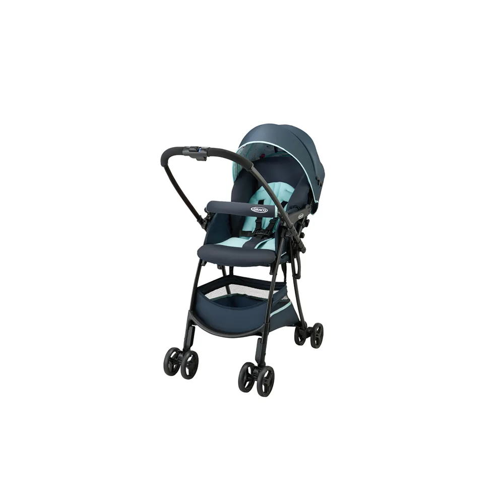 【Graco】CITI GO 輕旅行 超輕量型雙向嬰幼兒手推車-清新藍(贈 水畫冊1本)