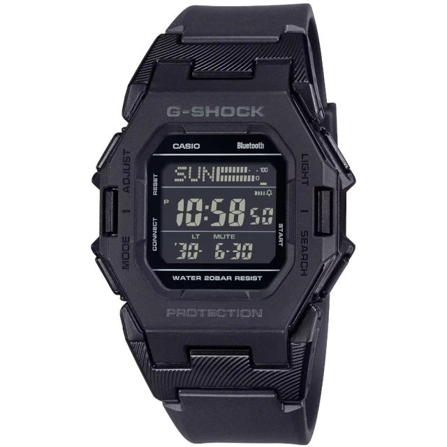 CASIO 卡西歐 卡西歐G-SHOCK藍芽運動電子錶-黑(GD-B500-1)