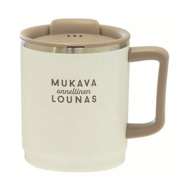【SABU HIROMORI】MUKAVA LOUNAS不鏽鋼2WAY保冷保溫馬克杯  附刻度(400ml、4色可選 保溫杯)
