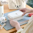 【SABU HIROMORI】日本製MOOMOO可微波抗菌雙層便當盒/午餐盒 附束帶(670ml、4色可選 通勤 野餐 郊遊 上學)