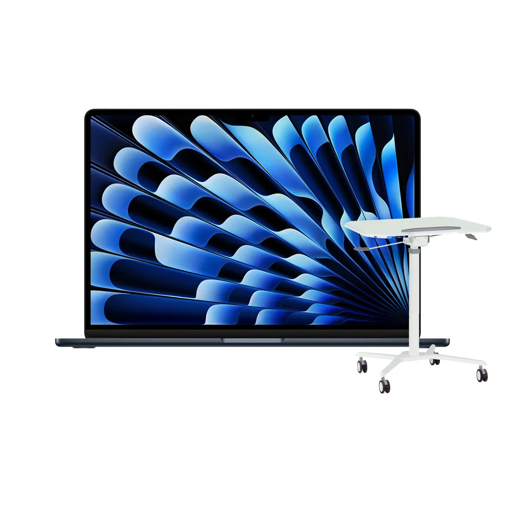 【Apple】氣壓式升降桌★MacBook Air 15.3吋 M3 晶片 8核心CPU 與 10核心GPU 16G 512G SSD