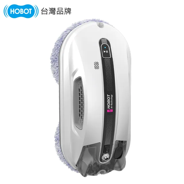 【HOBOT 玻妞】超音波雙邊噴水擦窗機器人 HOBOT-R3(雙邊噴水/適用各種玻璃款式/創意語音/擦窗器)