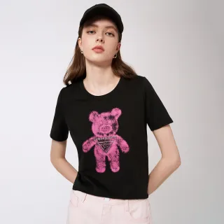 【MOMA】沁涼冰感｜跳色熊熊印花T恤(兩色)