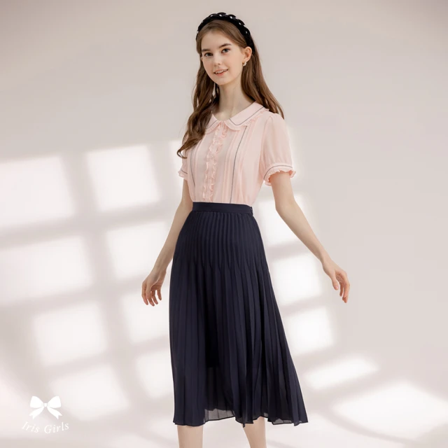 TOWN’WEAR 棠葳 典雅花卉雪紡上衣(中大尺碼/女上衣