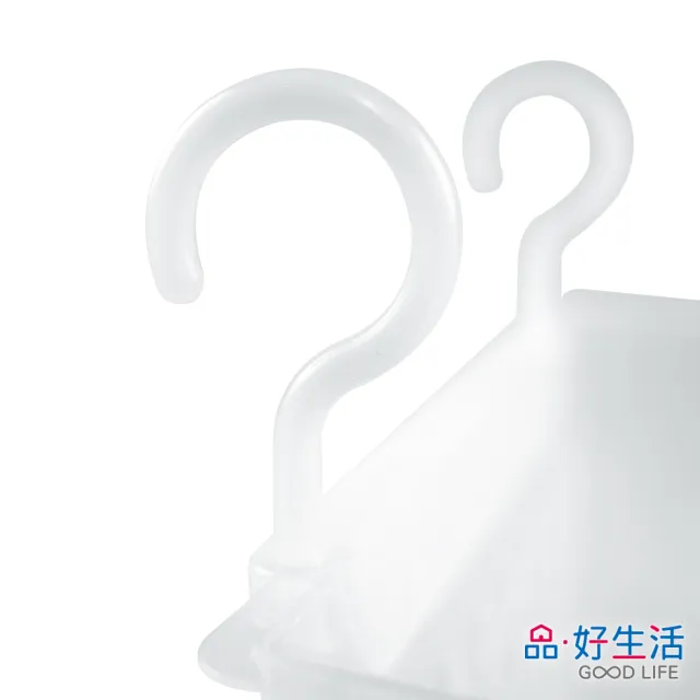 【GOOD LIFE 品好生活】日本製 多用途雙耳吊掛收納籃（透明）(日本直送 均一價)