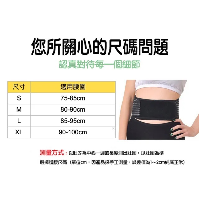 【XA】養護型能量石發熱護腰C型(支撐/穩固/發熱/彈力/魔鬼氈/透氣/特降)
