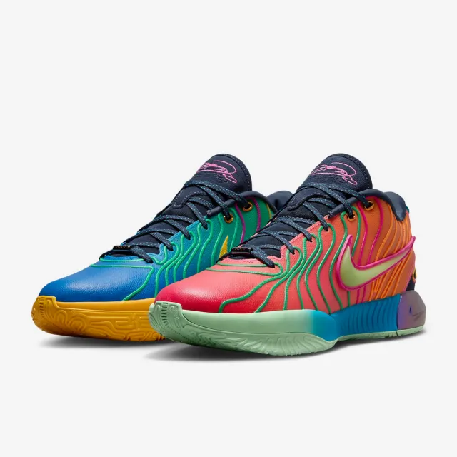 【NIKE 耐吉】運動鞋 籃球鞋 男鞋 女鞋 LEBRON XXI EP LBJ 21 Optimism 彩色 氣墊 緩震 輕量(HF5352400)