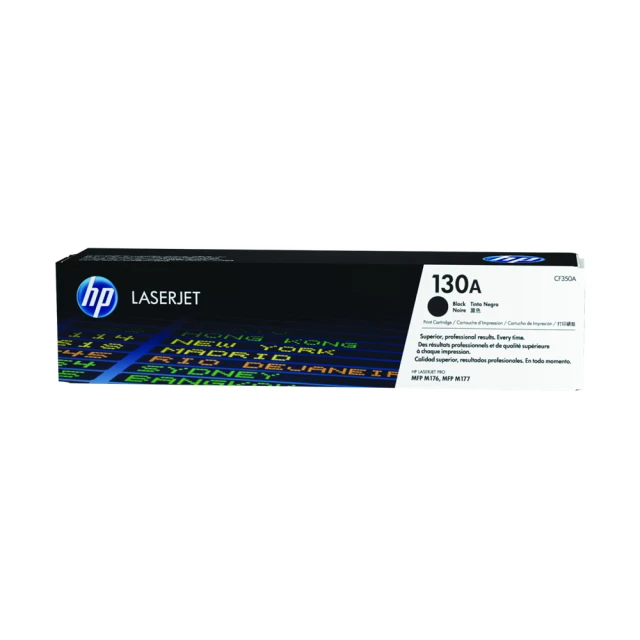 HP 惠普 130A LaserJet 黑色原廠碳粉匣(CF350A)