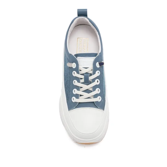 【Pineapple Outfitter】KEKOA 厚底綁帶撞色休閒鞋(藍色)