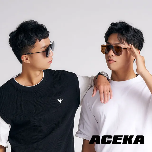 【ACEKA】台灣製墨鏡飛官款琥珀棕磁吸式夾片(METRO 夾式系列)