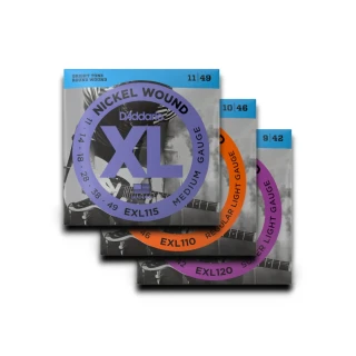 【D’Addario】卓越品質首選 鍍鎳鋼電吉他弦 三種規格｜EXL120 EXL110 EXL115(吉他弦 結他弦 Strings 琴弦)