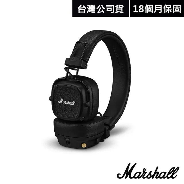 【Marshall】Major V 藍芽耳罩式耳機 第五代(黑)
