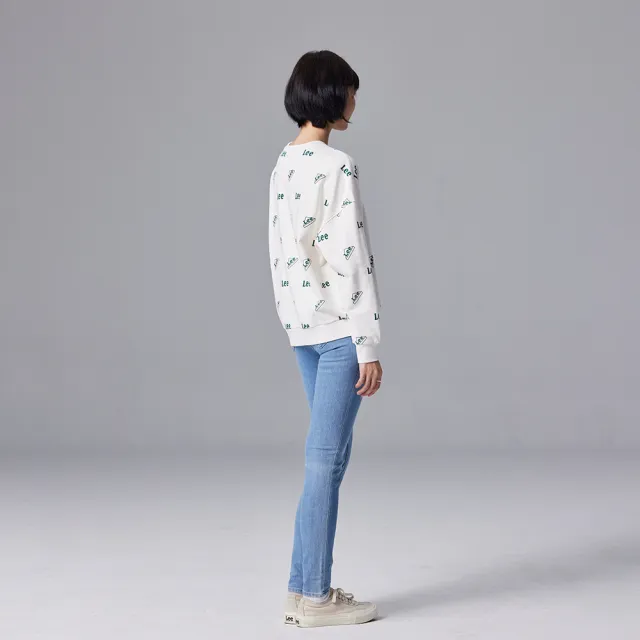 【Lee】出清品-女裝 牛仔褲 / 418 中腰合身窄管 淺藍洗水(LL220325662)