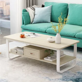 【E家工廠】茶几 茶幾桌 客廳桌 咖啡桌 會客桌 邊桌(046-簡約茶几桌（賽杉木色）)