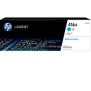 【HP 惠普】416A 青色原廠 LaserJet 碳粉匣(W2041A)