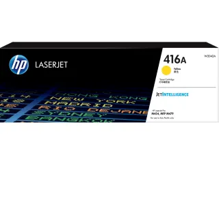 【HP 惠普】官方直營 416A 黃色原廠 LaserJet 碳粉匣(W2042A)