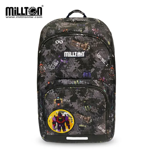 【Millton】20L 軍規雙軸護脊書包 共10色(Frii自由精選 小一至小三/適用身高100-140cm)