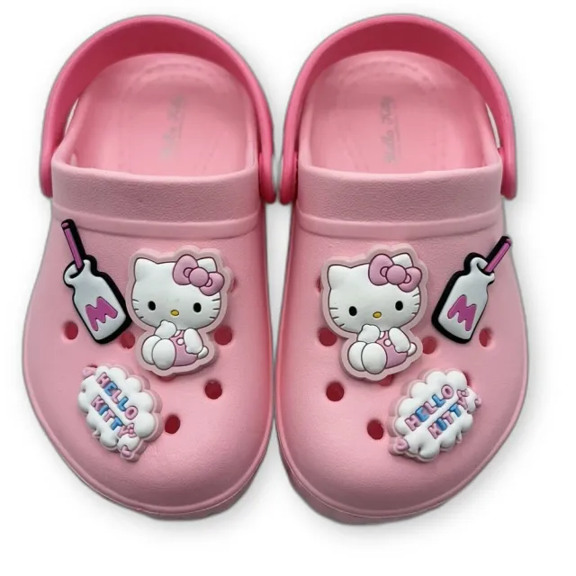 【SANRIO 三麗鷗】三麗鷗洞洞鞋-兩色可選(KITTY 中童鞋 童鞋 涼拖鞋)