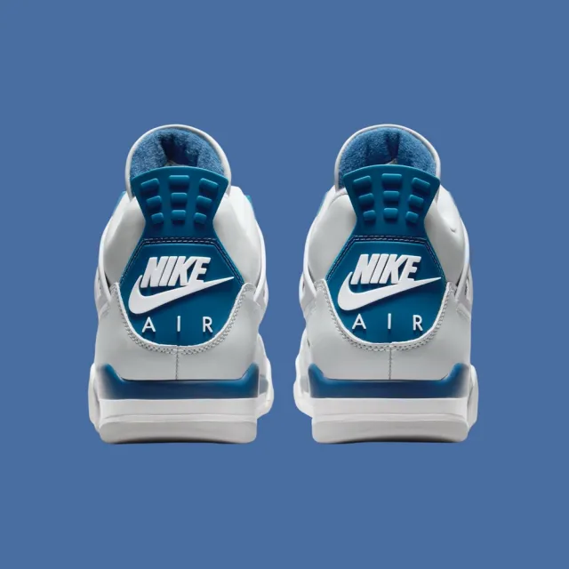 【NIKE 耐吉】休閒鞋 Air Jordan 4 Industrial Blue 軍藍 男鞋 FV5029-141