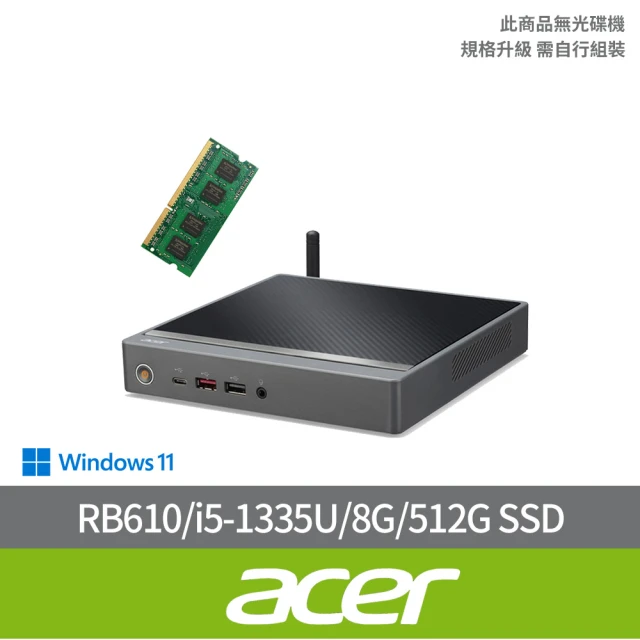 Acer 宏碁 +8G記憶體組★RB610迷你電腦(RB61