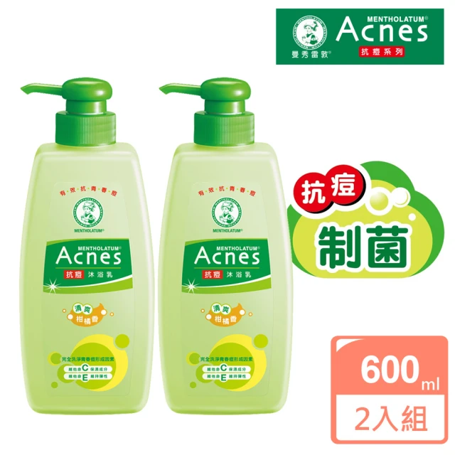 【曼秀雷敦】Acnes抗痘沐浴乳(600ml / 2入)