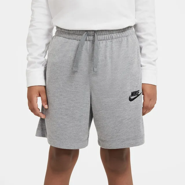 【NIKE 耐吉】短褲 童裝 男童 大童 運動褲 B NSW SHORT JSY AA 灰 DA0806-091