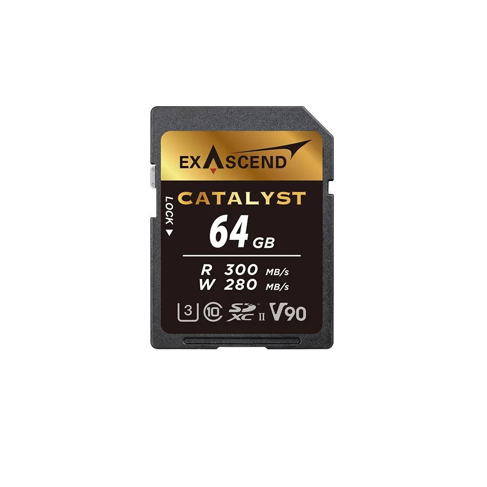 【Exascend】Catalyst V90 超高速SD記憶卡 64GB(正成公司貨)