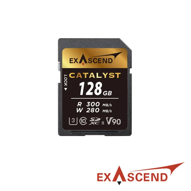 【Exascend】Catalyst V90 超高速SD記憶卡 128GB(正成公司貨)