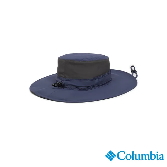【Columbia 哥倫比亞 官方旗艦】中性-Coolhead™UPF50涼感快排遮陽帽-墨藍(UCU01330IB/IS)