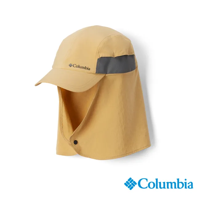 【Columbia 哥倫比亞 官方旗艦】中性-Coolhead Ice™UPF50涼感快排遮陽帽-黃色(UCU04180YL/IS)