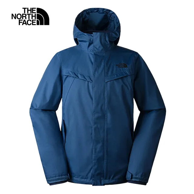 【The North Face 官方旗艦】機能型首選 - 防水透氣三合一連帽外套-內搭抓絨款(多款任選)