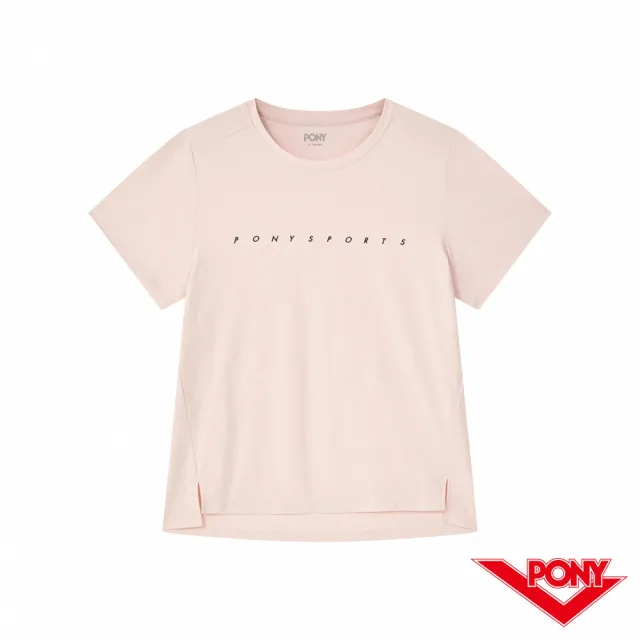 【PONY】吸濕速乾短袖T恤  抗紫外線材質 素T 男女服飾 女性-三色(吸濕排汗 抗紫外線)