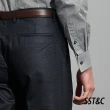 【SST&C 最後65折】灰色格紋可機洗修身西裝褲0212204004